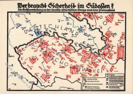 NS-LANDKARTE WK II - Wer Braucht Sicherheit Im Südosten?" I" - Non Classificati