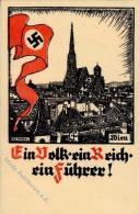 ÖSTERREICH-ANSCHLUSS 1938 WK II - Ein Volk - Ein Reich - Ein Führer" S-o I" - Non Classificati