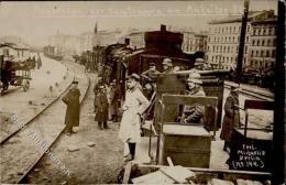 Revolution Panzerzug Der Kapptruppen Am Anhalter Bahnhof  Foto AK I-II - Guerra