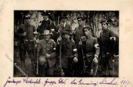 Weimarer Republik Freikorps Werdenfels Gruppe Ettal 1919 I-II (fleckig) - Non Classés