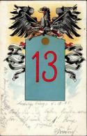 Regiment Nummer 13 Prägedruck 1905 I-II (fleckig) - Regimente