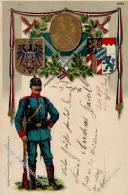 Regiment Landshut (8300) Prägedruck 1907 I-II - Regimente