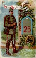 Regiment Aachen (5100) Nr. 25 Inf. Regt. Künstlerkarte 1914 I-II (Ecke Abgestossen) - Regimente