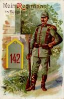 Regiment 11. Comp. Inf. Regt. Nr. 142 Mülhausen Elsass 1913 Sign. Wenderuth Künstler-Karte I-II - Reggimenti