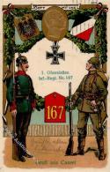 Regiment 1. Oberelsäss. Inf. Regt. Nr. 167 1915 I-II (fleckig) - Régiments