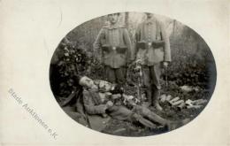 WK I Gefallener Soldat Oberleutnant Stromer Von Reichenbach Foto AK 1915 I-II - Non Classés