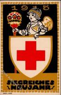 Rotes Kreuz Sign. Hess, Gretl Siegreiches Neujahr  Künstlerkarte 1915 I-II Bonne Annee - Croix-Rouge