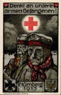 Rotes Kreuz Denkt An Unsere Gefangenen Künstlerkarte 1915 I-II - Croce Rossa