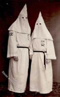 Politik Klu Klux Klan Kostüm Foto-Karte I-II - Sonstige & Ohne Zuordnung