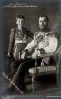 Adel Russland Zar Nikolas II Zarewitsch Alexius Foto AK I-II - Non Classificati