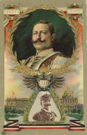 Adel Hohenzollern Kaiser Wilhelm II Mechanik-Drehkarte I-II - Non Classés