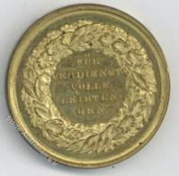 Geflügel 1 Medaille Geflügelzuchtverein Für Verdienstvolle Leistungen  I-II - Ohne Zuordnung