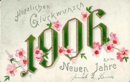 Jahreszahl 1906 Prägedruck I-II (fleckig) - Non Classés