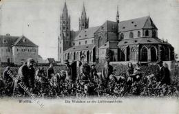 Wein Worms (6520) Weinlese An Der Liebfrauenkirche I-II (Ecken Abgestossen) Vigne - Ohne Zuordnung
