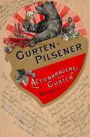 Bier Wabern Schweiz Gurten Pilsener Etikett Auf Postkarte 1899 Bär I-II Bière - Bierbeek