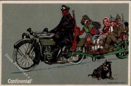 Continental Motorrad Hund Bauern Soldaten  Werbe AK I-II Chien - Non Classificati