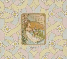 Werbung Seife Jugendstil Mit Golddruck Savon Idea Paris Einwickelpapier Ca. 16 X 13 Cm I-II Art Nouveau Publicite - Ohne Zuordnung