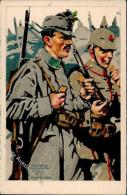 Hohlwein, L. Soldaten Werbung Bahlsen Keks Fabrik Künstlerkarte I-II (Kanten Abgestossen) Publicite - Hohlwein, Ludwig