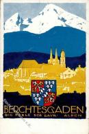 Hohlwein, L. Berchtesgaden Künstlerkarte I-II (Ecken Kanten Abgestossen) - Hohlwein, Ludwig