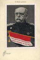 Seide Gewebt Bismarck Künstler-Karte I-II Soie - Ohne Zuordnung