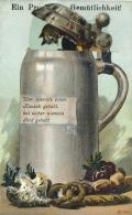 Mechanik Bier Krug Katze  I-II Chat Bière - Non Classés