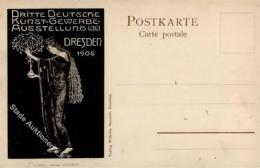 Kunstgeschichte Dresden Dresden (O8000) Dritte Deutsche Kunst Gewerbe Ausstellung  1906 I-II Expo - Ohne Zuordnung