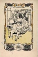 Franz V. BAYROS - Russische Erotik-Künstlerkarte Manon Lescaut" I" Erotisme - Ohne Zuordnung