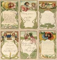 JUGENDSTIL - Kpl. 6er-Kinder-Serie 169 I-II - Unclassified