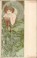 Mucha, Alfons Jugendstil II (fleckig, Rs Abschürfung) Art Nouveau - Ohne Zuordnung