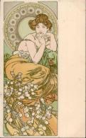 Mucha, Alfons Jugendstil II (Eckbug, Rs Abschürfung) Art Nouveau - Ohne Zuordnung