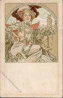 Mucha, Alfons Jugendstil 1905 II (fleckig, Rs Abschürfung) Art Nouveau - Non Classés