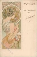 Mucha, Alfons Jugendstil 1903 II (Klebereste RS) Art Nouveau - Non Classificati