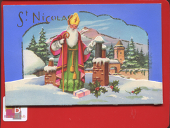 JOLIE CARTE SYSTEME IDA 701  SAINT ST NICOLAS ECRITE 1958 TOIT CHEMINEE NANCY BAR LE DUC - Nikolaus