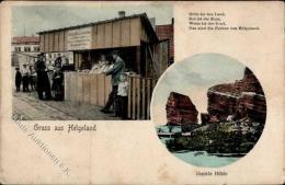 HELGOLAND (2192) Souvenierladen/Reiseandenken, ANSICHTSKARTEN Ckiderski II (fleckig, Bug) Sehr Selten!!!! - Ohne Zuordnung