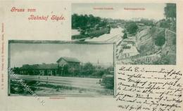 Stade (2160) Bahnhof Garnison-Lazarett Regierungsgebäude  1901 I-II - Ohne Zuordnung