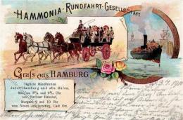 Hamburg (2000) Hammonia Rundfahrt Gesellschaft Dampfer 1900 I-II - Ohne Zuordnung