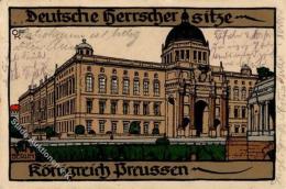 Berlin Mitte (1000) Signiert Deutsche Herrschersitze Königreich Preußen  Künstlersteindruck 1914 I-II - Non Classés