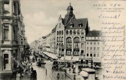 Berlin Mitte (1000) Blick Vom Spittelmarkt Leipziger Straße Straßenbahn Goldwarenhandlung Litfaßs&auml - Ohne Zuordnung