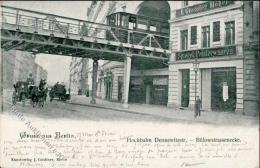 BERLIN (1000) - Hochbahn Dennewitzstrasse-Bülowstrassenecke Mit Jüdischer Handlung Möbel E. GIESELER" I" - Ohne Zuordnung