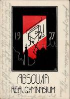 Studentika AUGSBURG Künstlerkarte 1927 I-II (Ecke Abgestossen)I - Ohne Zuordnung