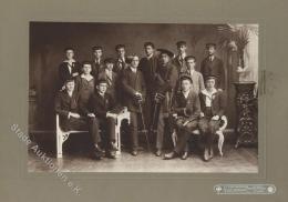 Studentika Burschenschaft Silesia Teschen Schlesien Lot Mit 2 Fotos Auf Karton I-II - Non Classés