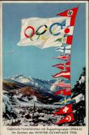 Olympiade 1936 Garmisch-Partenkirchen (8100) Winter Olympiade WK II I-II (fleckig) - Non Classés