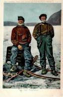 Expedition Nordpol Zwei Polarfahrer Künstlerkarte I-II - Ohne Zuordnung