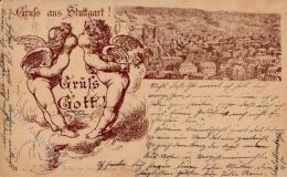 Vorläufer Gelaufen 1898 Stuttgart (7000) Verlag Franz Scheiner I-II - Ohne Zuordnung