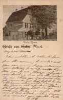 Vorläufer 1887 Voss Haus Eutin Gel. über Kiel I-II (fleckig) - Ohne Zuordnung