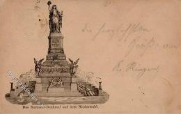 Vorläufer Niederwalddenkmal 1884 II (Marke Entfernt, Abgestoßen, Fleckig) - Non Classés