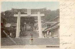 Kolonien Kiautschou Osuwa Tempel Nagasaki Stpl. Kais. Deutsche Marine Schiffspost Nr. 44 13.10.03 I-II Colonies - Ohne Zuordnung