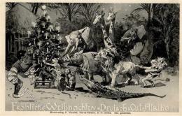 Kolonien Deutsch-Ostafrika Weihnachten Stpl. Dar Es Salam 29.11.13 I-II Noel Colonies - Non Classificati