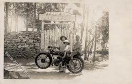 Motorrad Oldtimer Addis Abeba  Afrika Foto AK I-II - Non Classificati