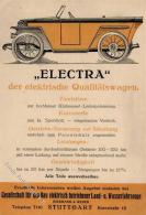 Auto Stuttgart (7000) Werbung Electra Der Elektrische Qualitätswagen I-II Publicite - Ohne Zuordnung